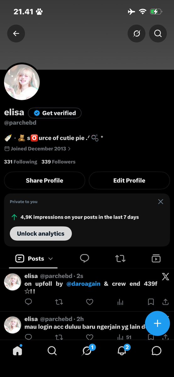 parchebd's tweet photo. upfoll BA JFB done by @daroagain's crew
start: 339
order: 100
target: 439
end: 443
bonus: +4
code, ﹫𝘵𝘪𝘤𝘩𝘢𝘯𝘦𝘵𝘵𝘦 https://t.co/v7gpl9XF9e