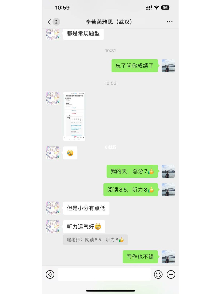 venusbalaquit's tweet photo. Got my IELTS score! Listening 8.5, Reading 8, Writing 7.5, Speaking 8 – total 8, exactly what I needed for uni application https://t.co/sFSWD2mfnS