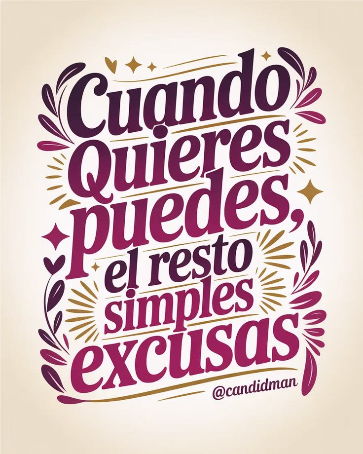 carher0663's tweet photo. Olvida las excusas https://t.co/UikoLwfCaH