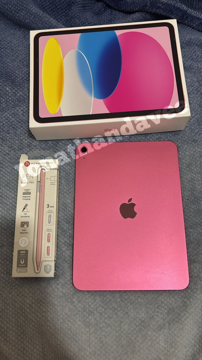 JonathanDa84215's tweet photo. [WTS]

iPad Wifi 128GB - Pink (A16)
Gen 11 2025, 11 inch

Mulus like new. Dus lengkap. Dijual karena jarang dipakai.
Pembelian 9 sept 25
Dapet : 
- Stylus Pen ( beli di ibox)
- Case iPad
- BH 100% cc 45
- Garansi on sampai 8 Sept 25

7,5 nego. Bisa COD Tangerang￼/Jakarta https://t.co/yUjDNEYyWO