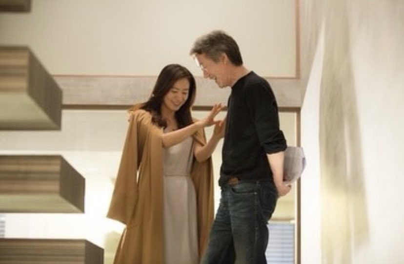 alfsaery's tweet photo. actress Kim Heeae’s tribute post to director Ahn Panseok:

“seeing everyone laughing together while watching the monitor, it felt like such a happy filming set. thanks to Director, I was able to be part of two great projects together. — https://t.co/cVIlZW6XGt