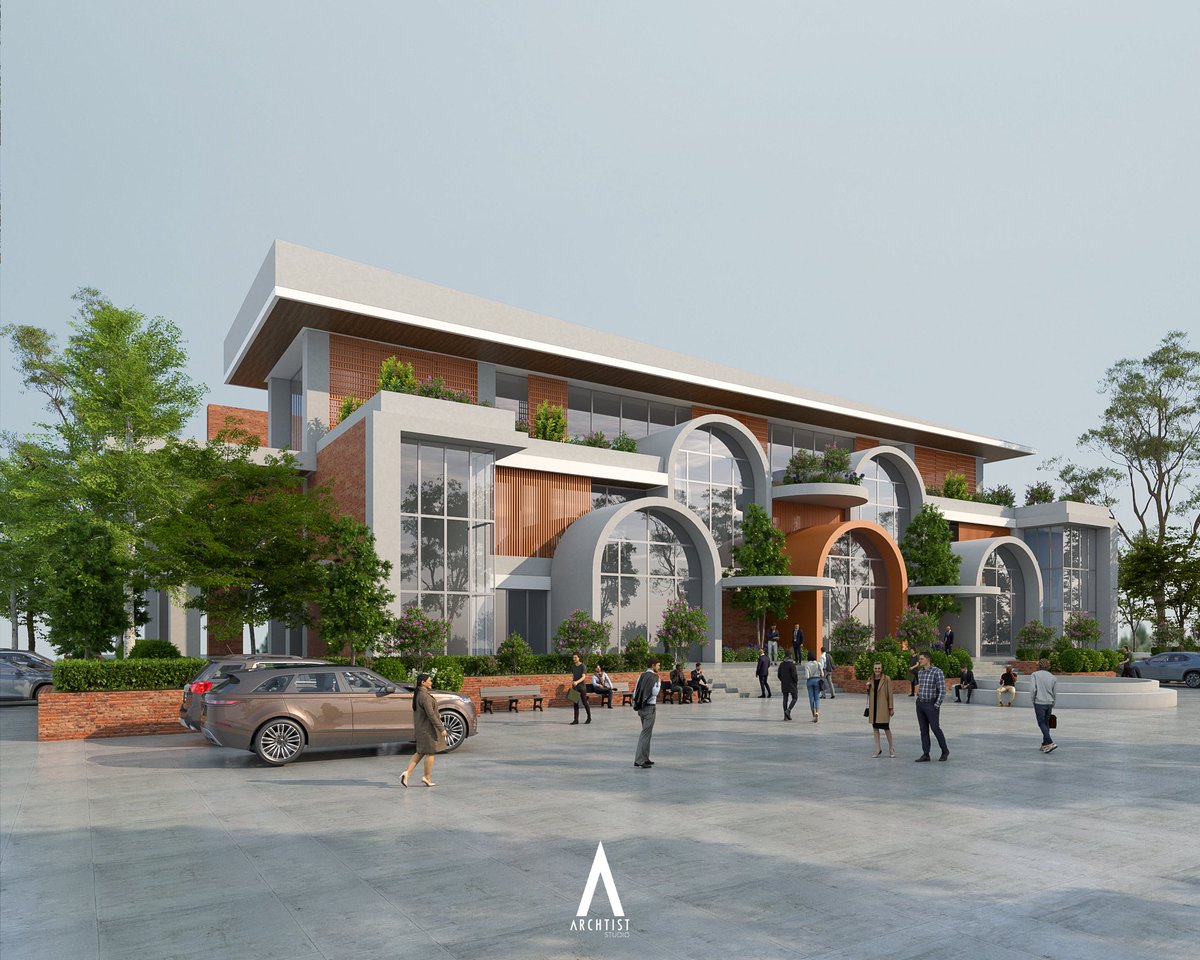 TBunthai's tweet photo. One of my Architecture Project in 2026. 

Community Mall. https://t.co/ljdoAZKQZ9