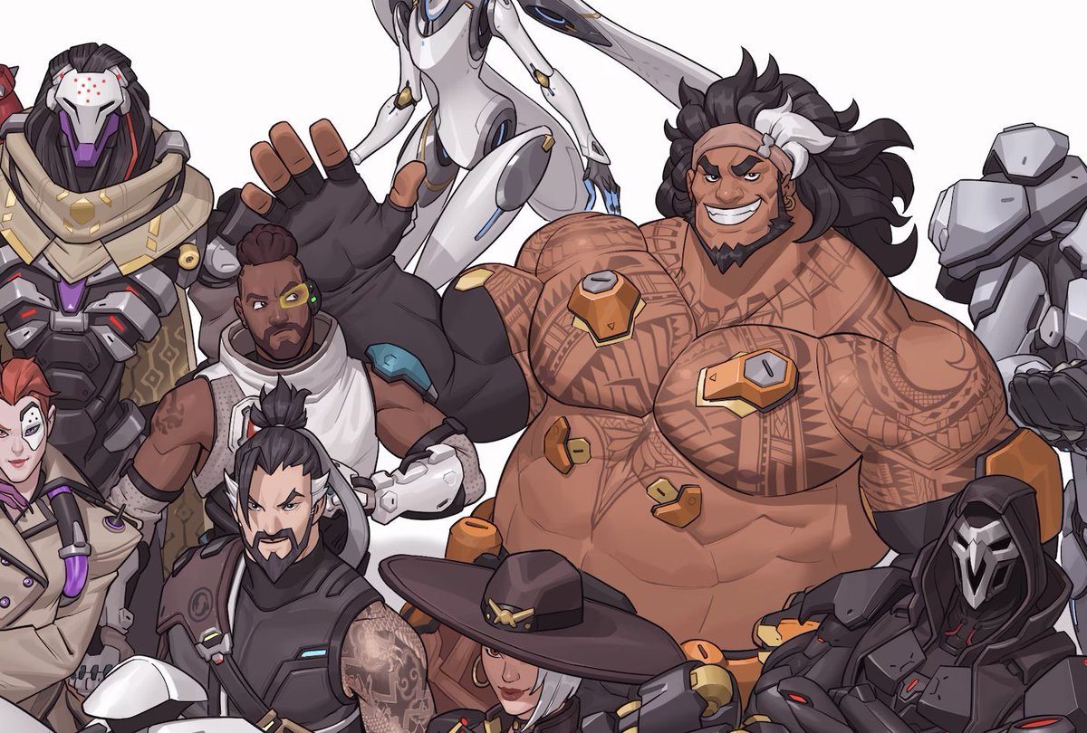 DailyMauga's tweet photo. 🦈《 Day 2: Mauga in the Overwatch 10 Year Anniversary Art

•Did you know? Mauga's favorite fruit is pineapple!

(Mautiste sneak 👀)
#overwatch #daily #dailymauga #mauga #maugaoverwatch #overwatchanniversary https://t.co/LwTmhvJsI1