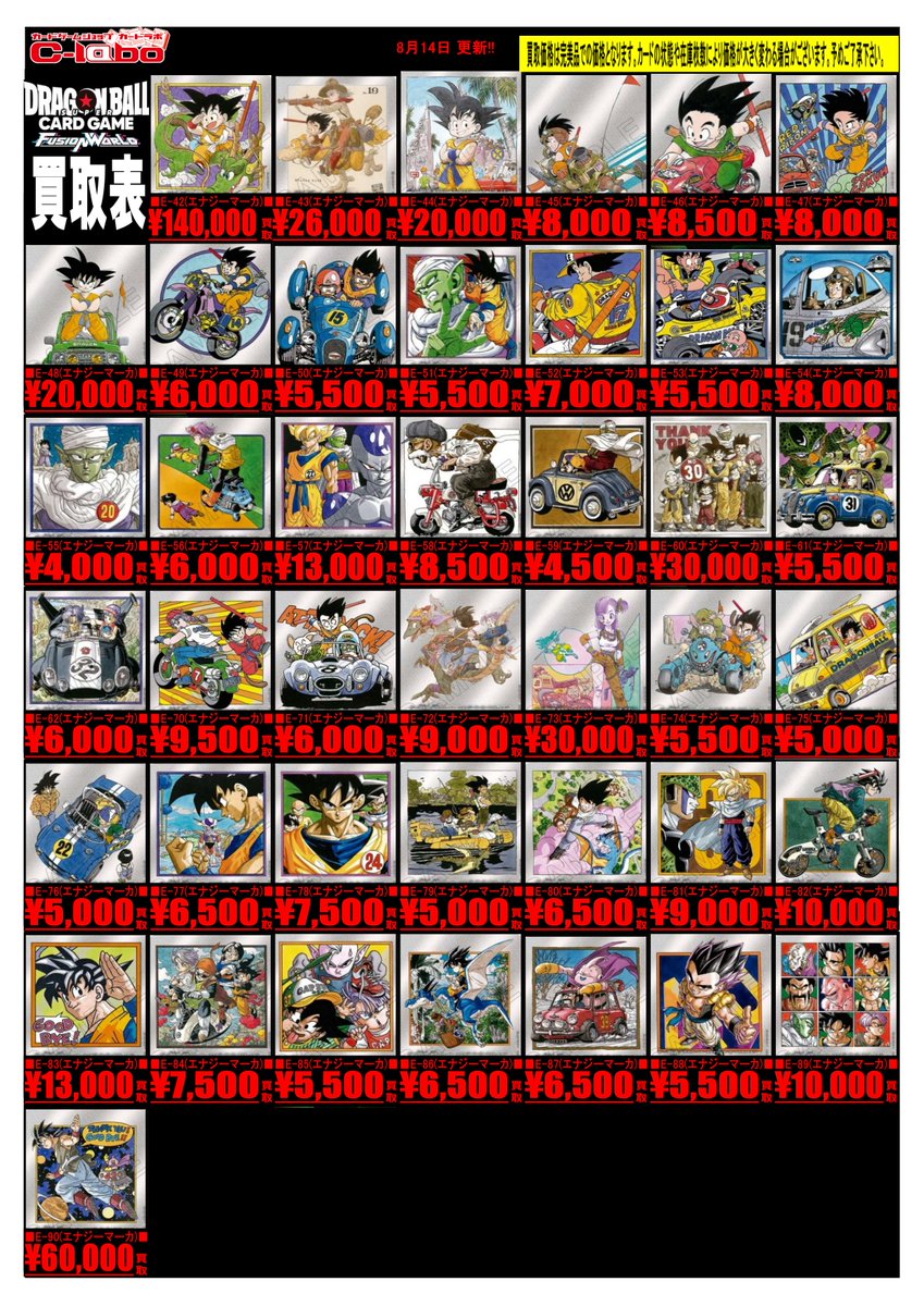 フュージョンワールド 買取情報】 『金エナジーマーカー』 『銀