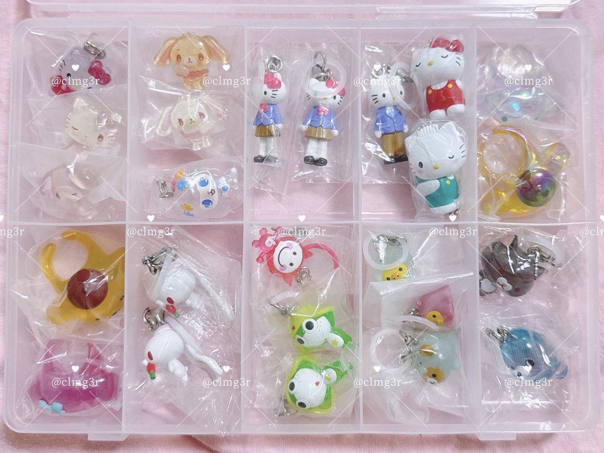 clmg3r's tweet photo. ꒰ 交換 ꒱
めじるし リング ジェリーデコバンド
サンリオ クリスタル キティ あしなが
ジュエルペット セボンスター ケロロ
エンジェルブルーキッズ 森チャック
うさぎのモフィ ピングー リラックマ

譲｜1-2枚目
求｜3枚目

郵送希望✉️
3枚目以外も検討いたします
お気軽にお声がけください♩ https://t.co/LOPriBONiM