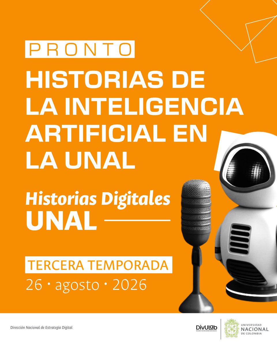 DNEDUNAL's tweet photo. ¿La IA está transformando cómo investigamos… o está investigando por nosotros? 🤔
Hablaremos de esto y más desde la @UNALOficial
🎙️ Historias Digitales UNAL | Tercera Temporada
🗓️ 26 de agosto
🎧 https://t.co/Ckupm2iU5m y Spotify

👉 ¡Links directos aquí! https://t.co/Z39StEJoG9 https://t.co/vxh2DrTq7k