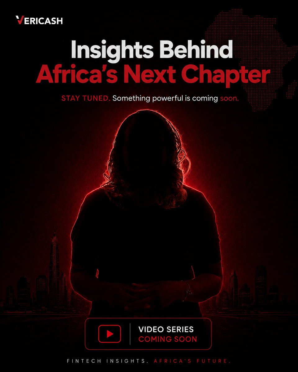 citvericash's tweet photo. SOMETHING BIG IS ON THE WAY!

A new perspective is about to join the conversation, one shaped by experience, insight, and a deep understanding of Africa’s evolving fintech landscape.

From the shifts transforming financial services to the opportunities shaping what comes next, A perspective that is truly worth hearing!

Guess who’s behind the first round...

Insights Behind Africa’s Next Chapter is coming soon!

STAY TUNED!

#CITVERICASH #AfricaFintech #FintechInsights #FintechLeadership #FutureOfFinance #ComingSoon