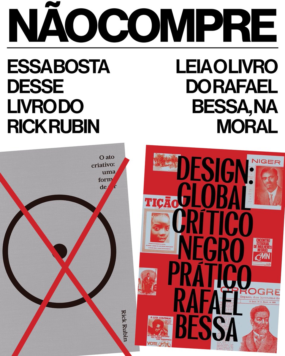 yanescorpioes's tweet photo. agora pra fechar com chave de ouro: vamo renovar o repertório criativo?

já deu de achar legal ser guru de criatividade. o papo tem que ser sobre enxergar a opressão do capitalismo acerca das classes trabalhadoras,

então vamo criar uma base teórica com escritores brasileiros https://t.co/JHMvdzvtuV