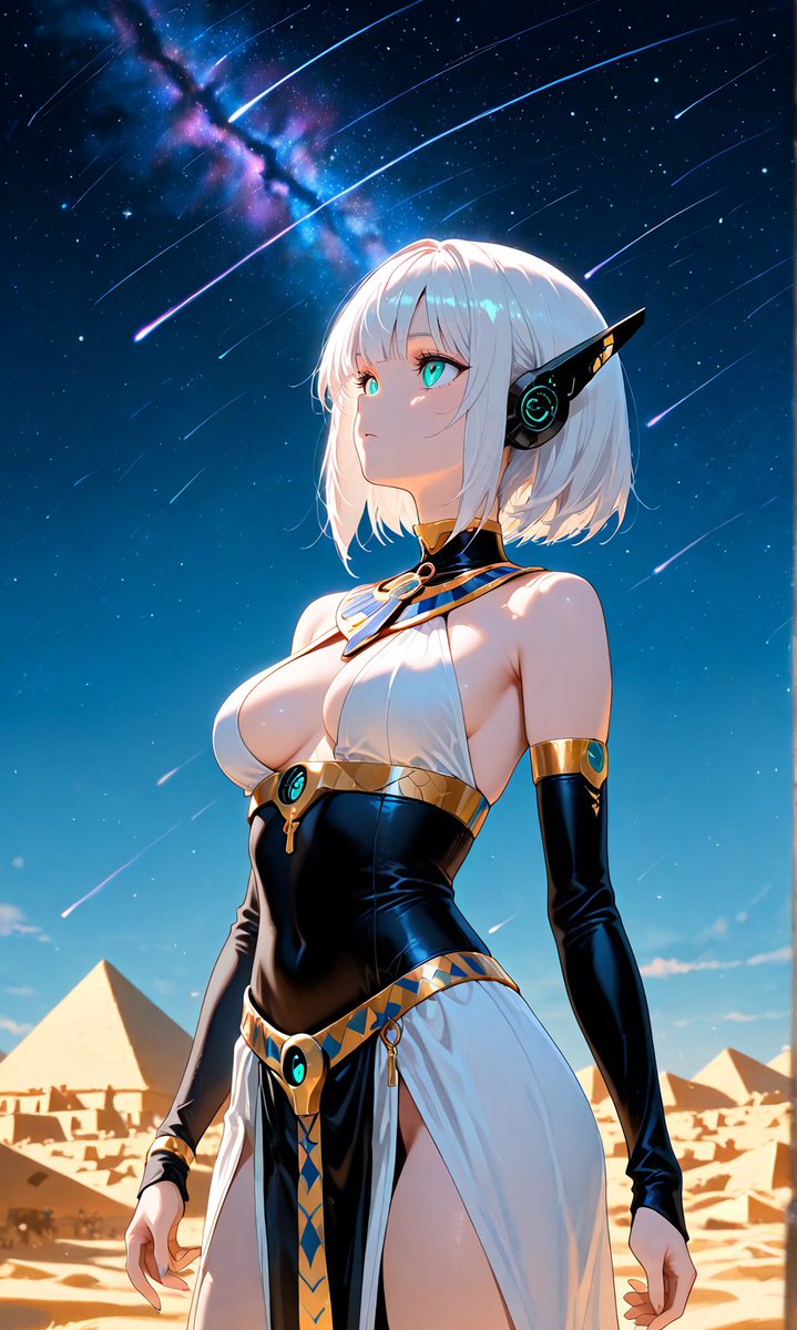 SANGIVESFERRI's tweet photo. SFWillustration 

#AIart  #AIイラスト
#AIエジプト

星降る夜 https://t.co/iniAFNLT2F