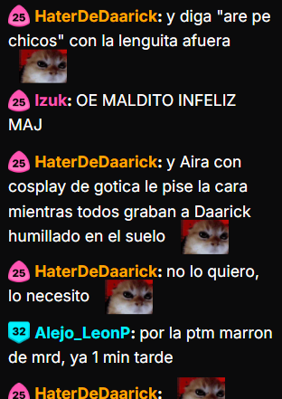wtf_Sushit's tweet photo. Mano que mrda con tu chat, puro fraca como el streamer https://t.co/jILN1c8W0M