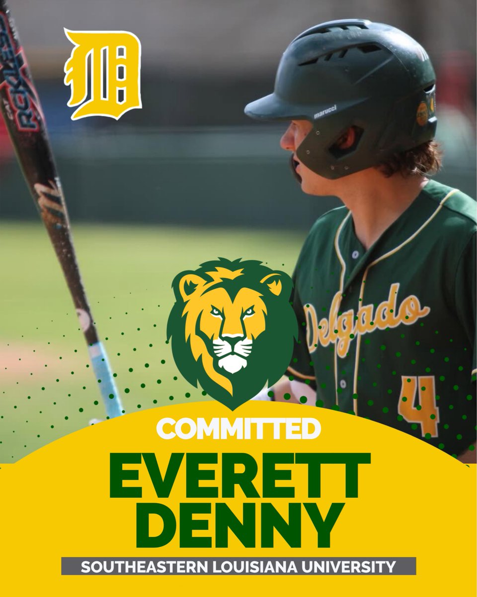 delgadodolphins's tweet photo. Congrats to sophomore Everett Denny who is headed to Southeastern! 🐬➡️🦁 https://t.co/W6TUP15b7b