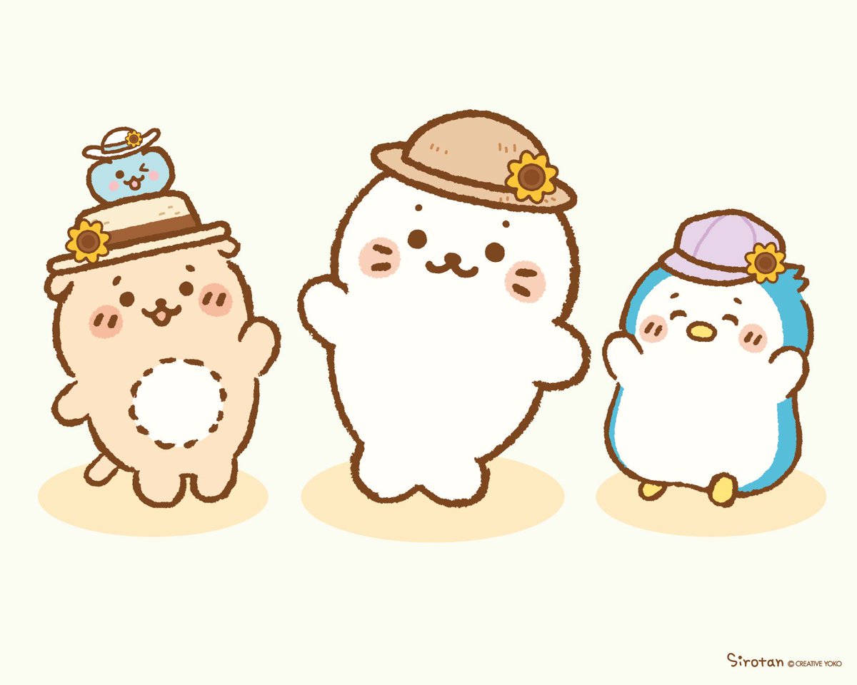 sirotanfunwari's tweet photo. みんなでいっしょにお出かけ♪
(＝・ω・＝)👒「暑いから、帽子をかぶっていこうね～」

#しろたん
#しろたんのまいにち https://t.co/MXQtY3PH9U
