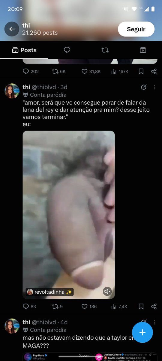 User666433537's tweet photo. @thiblvd Kkkkkkkk olha as coisas que tú posta deve ser um gay feio que tem o sonho de ser mulher https://t.co/p5j0fmCO9M