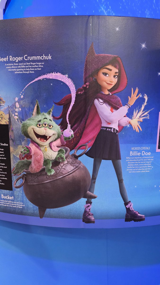 HollywoodHandle's tweet photo. New look at a new character from Disney Animation’s ‘HEXED.’

(📸: @DrewDisneyDude) https://t.co/M0q2Zk5iYu