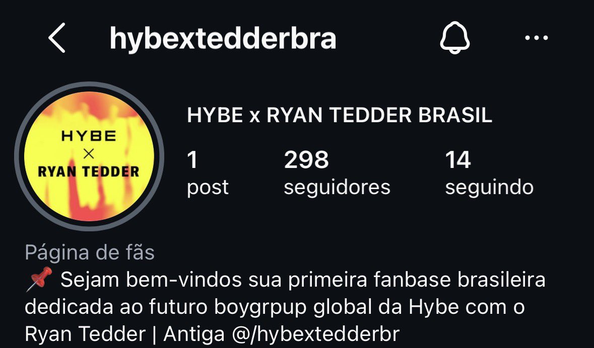hybextedderbr's tweet photo. SIGAM A CONTA NOVA!! Pessoal estamos com uma conta nova, nos sigam por lá também
🔗 - https://t.co/bjtqEpuARz
#HYBExTEDDER #HYBE #RYANTEDDER https://t.co/ixJZuom6YF