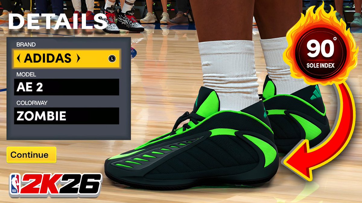 TheSoleLab_2k's tweet photo. π§ͺ New Shoe Drop π§ͺ
adidas AE 2 "Zombie"
https://t.co/CBrRxCzHAK
#thesolelab #solenation #nba2k26 #nba2k #adidas #anthonyedwards #zombie https://t.co/xBqlJCokBV