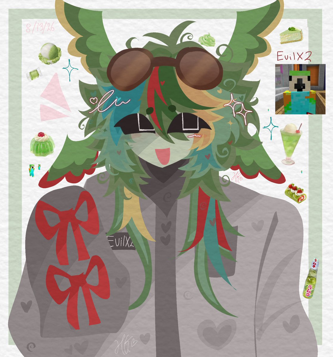 pinkycherryxx's tweet photo. 💚🦜
#evilx2 #parrotx2 #parrotx2fanart #mcyt https://t.co/OoXjsmVn3A