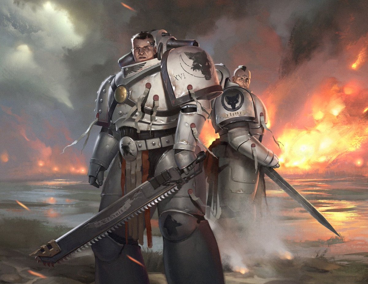 WarhammerHeresy's tweet photo. Will the Luna Wolves return to setting? Could we see a resurrected, loyalist Horus take back the mantle of leadership of his legendary chapter? #Warhammer #WarhammerCommunity #Warhammer40k @warhammer https://t.co/Z84uB2LADU