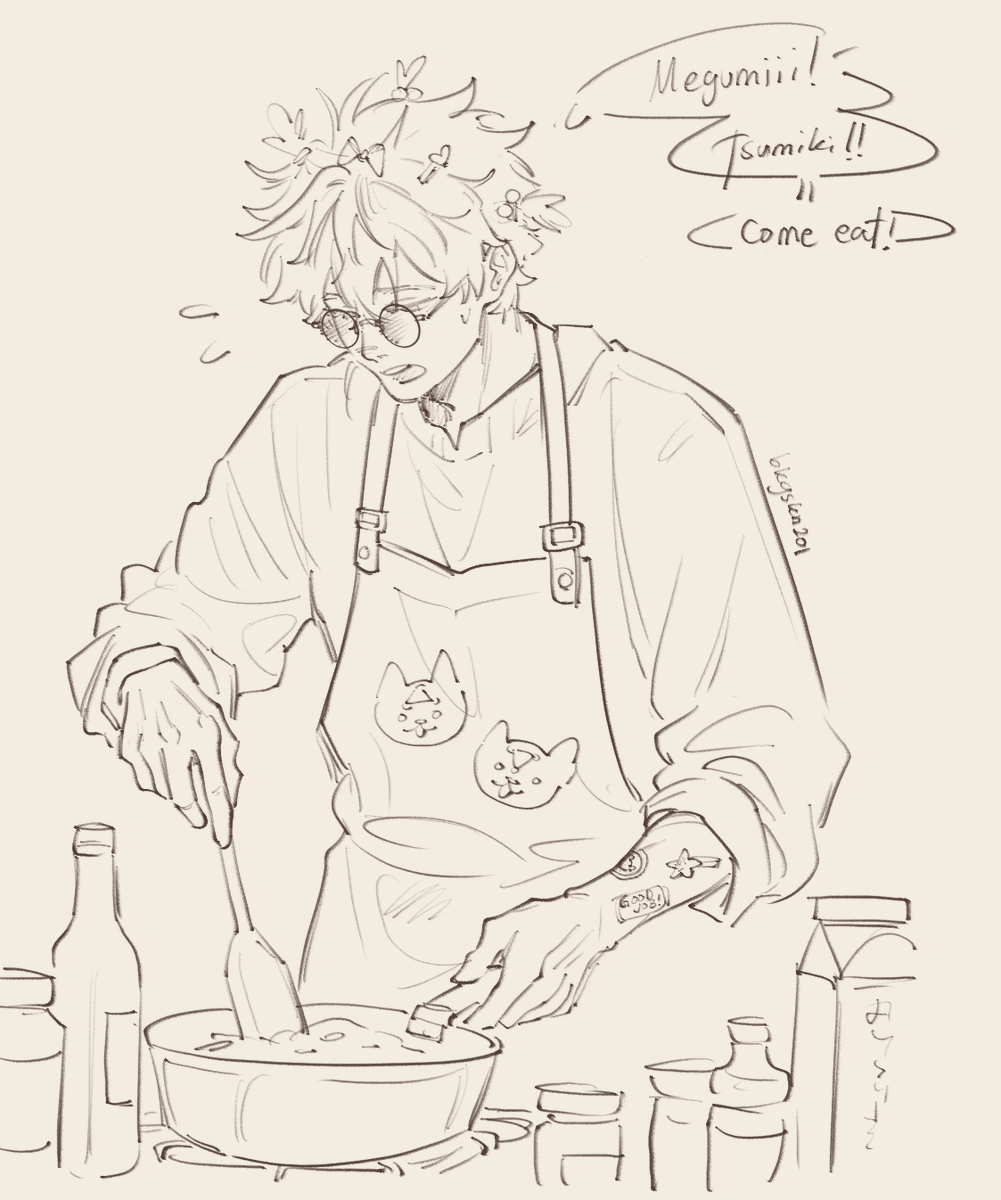 bkgskn201's tweet photo. I wish we could have seen more of Gojo being portrayed as a human and a look into Teen Gojo taking care of Megumi and Tsumiki

#gojo #jjk https://t.co/bBQ8Wapmjc