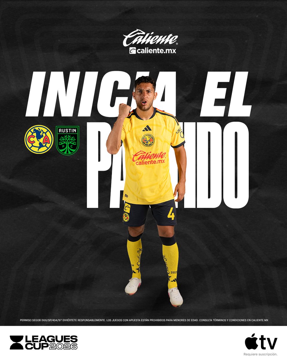 LigaBBVAMX's tweet photo. ¡Arranca el partido! ⚽️ El balón rueda en el Q2 Stadium.
@ClubAmerica 🆚 #Austin
¡Regístrate ahora en @calientesports y comienza a apostar! 📲 Da clic aquí: https://t.co/GORAxV7Tyo 🔥#MásAcciónMásDiversión
#ElInicio #J3 #LMXLC2026 #AME ✨ @LeaguesCup https://t.co/wxZNXsjP2Q