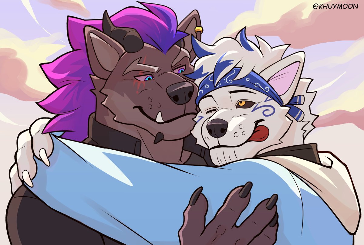 khuy_moon's tweet photo. Commission finished for @AokiRoketsu and @SpiderD2109 ❤️ https://t.co/JFkczUDG96