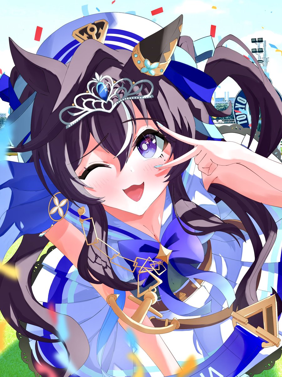 ronsi1a's tweet photo. キラキラティアラヴィブロス　文字無しver
#ウマ娘 https://t.co/qtRjWwNSui