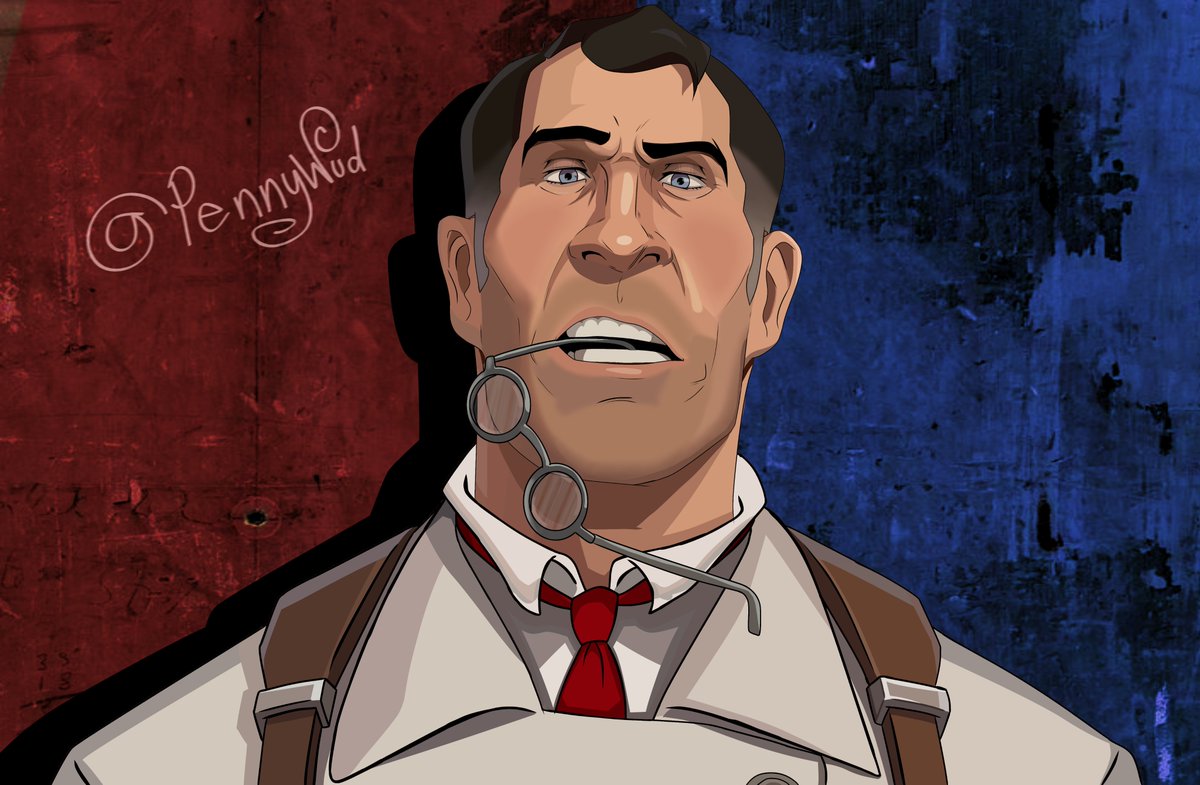 PennyWud's tweet photo. Termine, espero les guste mi dibujo del medic

#medictf2 #tf2 #Teamfortress2 https://t.co/Dpynr7CPsy