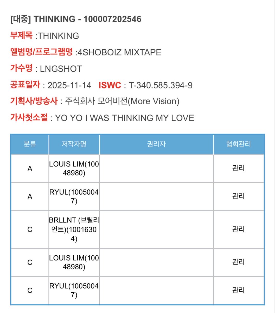 syvp14's tweet photo. 저작자명에
임루이 LOUIS "LIM"  
김률 외자로 "RYUL" 괜히 좋네 https://t.co/EzYLUea78r