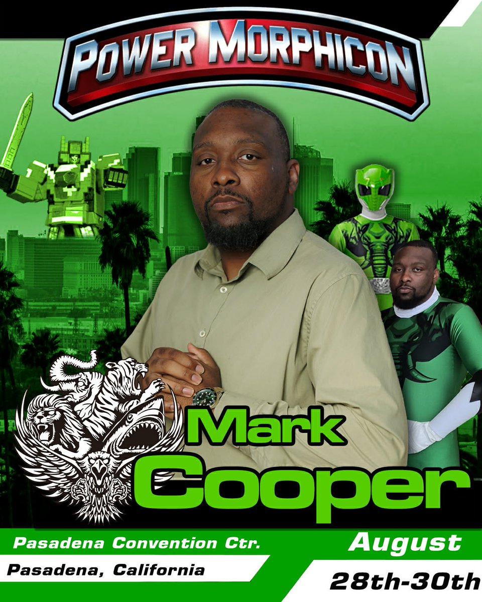 itsmarkcooper's tweet photo. Super cool. See ya there! @PowerMorphicon https://t.co/vkPdLpx6Ic