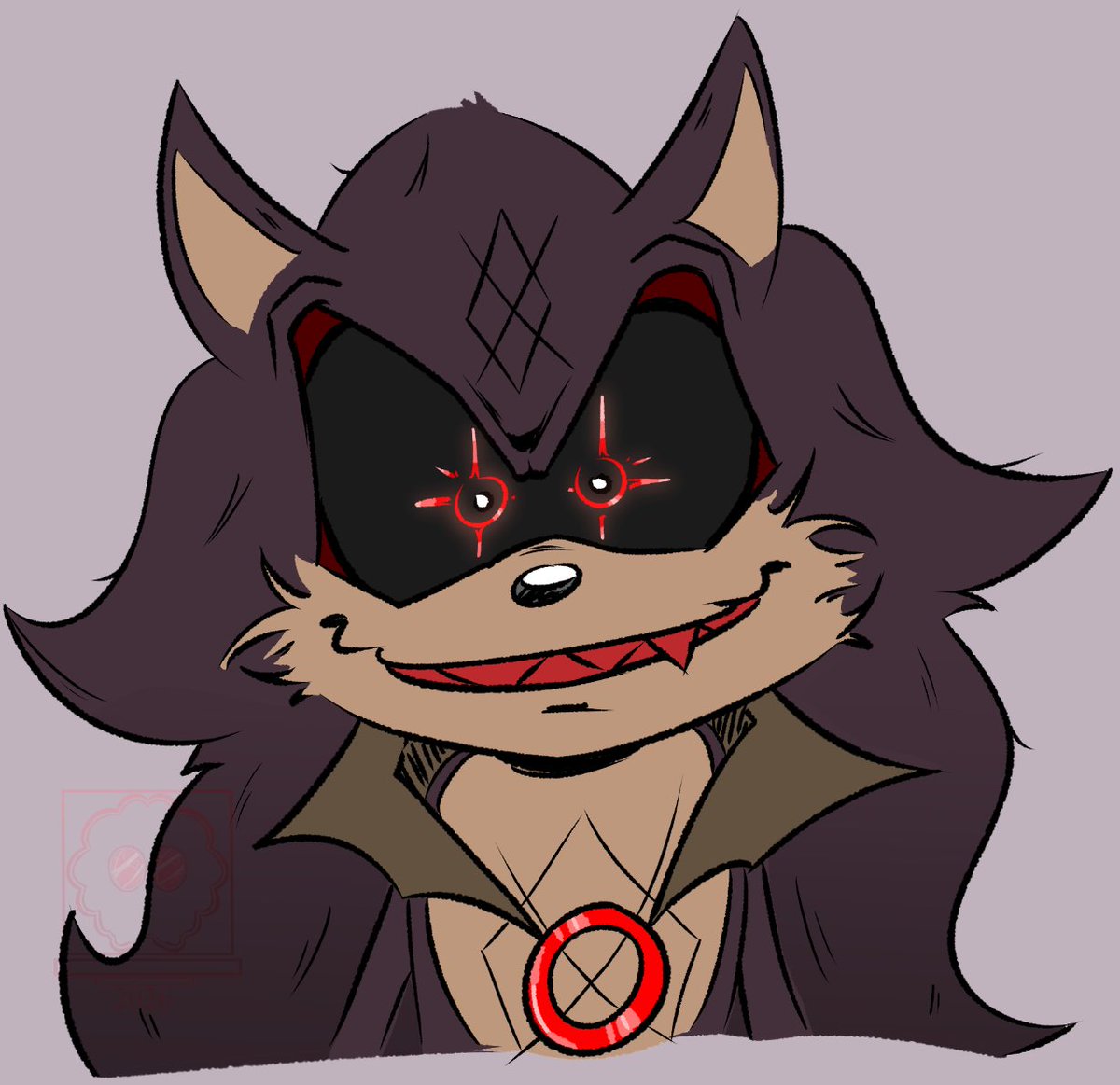 Sporkums's tweet photo. The first sketch I completed for now! This here is @NotLebahG 's 2015x design! I really loved this design and liked all the details like the eyes and the red ring being the clasp to their cloak!

Make sure to check out the OG post! #sonicexeoc #sonic #sonicexe #Sonicthehedgehog https://t.co/S2kqYQsfK4