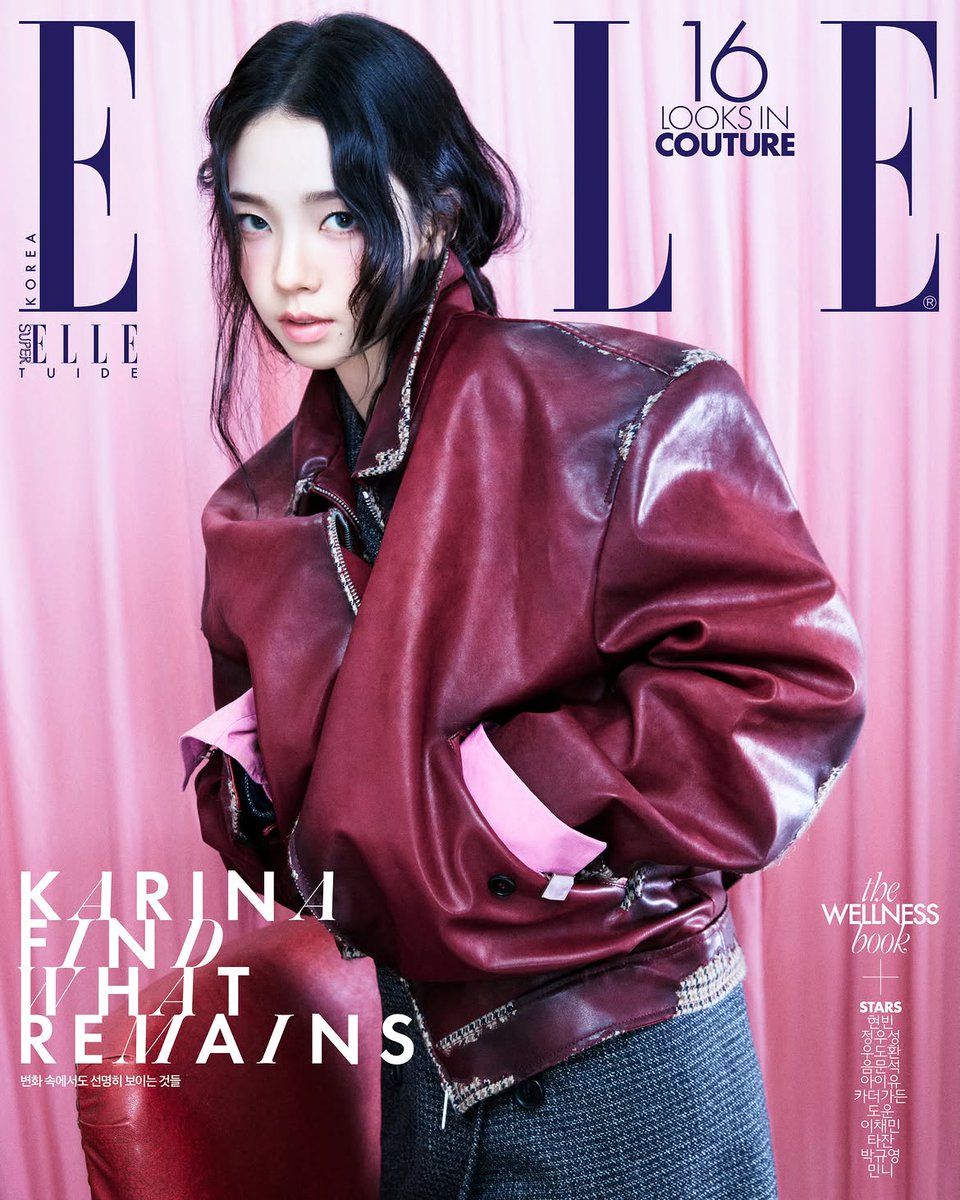 ELLE_KOREA's tweet photo. #ELLEstar #카리나 #KARINA 

사랑스럽거나 대담하게. 천진하거나 영리하게. 하지만 어느 하나만으로는 카리나를 설명할 수 없죠. 무엇으로든 변할 수 있는 자유를 입은 그녀. 프라다와 함께한 <엘르> 9월호의 대담한 커버를 공개합니다.

“저는 강하다는 말을 좋아해요. 강단이 있다는 말과도 비슷하죠. 강단이 있다는 건 자신의 기준이나 가치관이 쉽게 흔들리지 않는다는 거예요. 자신을 분명히 알고, 그 안에 뚜렷한 무언가 존재한다는 것. 그게 강한 나일 거예요.“

에스파 카리나의 더 많은 화보와 인터뷰는 엘르 9월호 에서. 패션 필름과 유튜브 콘텐츠도 곧 공개됩니다. 카리나의 4종 커버는 지금부터 국내외 온오프라인 서점에서 만날 수 있습니다.