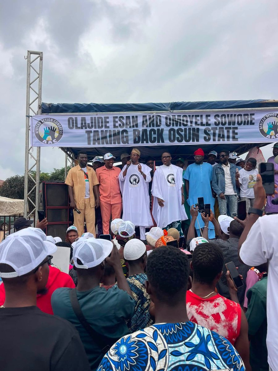 aacparty's tweet photo. Osun Election:

Freedom is on the ballot, it is the AAC Party.
Behold, the Governor Osun deserves.

#VoteOlajideEsan
#IrapadaOsun
#VoteAAC https://t.co/kGMn5lE9LH