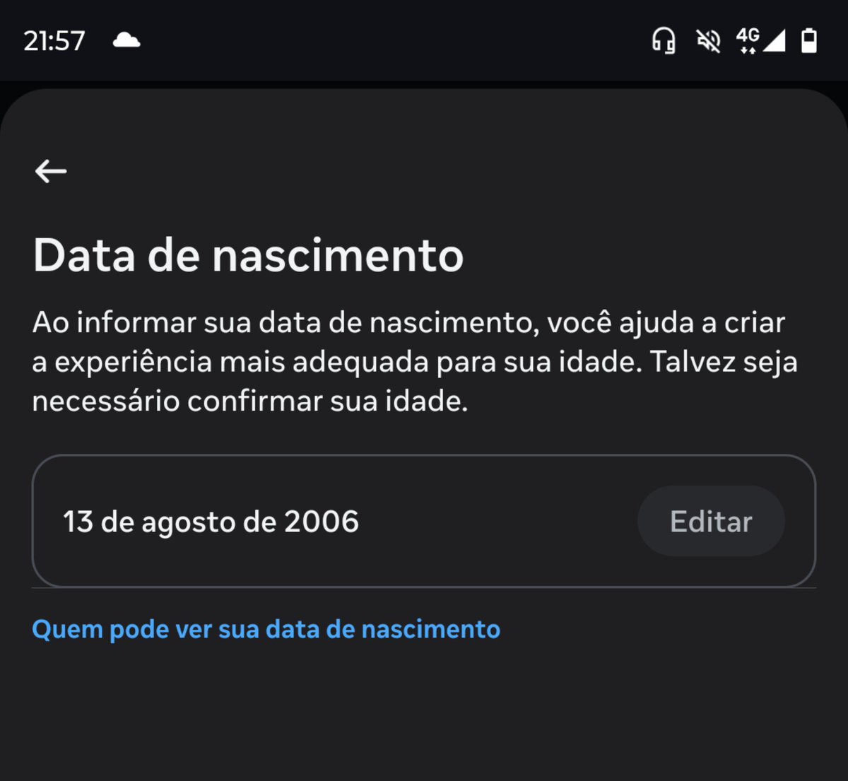 gorephil1a's tweet photo. cara eu nunca coloquei isso?????? É a data de nascimento do meu ex
Cara. https://t.co/Gwwg3wsixb