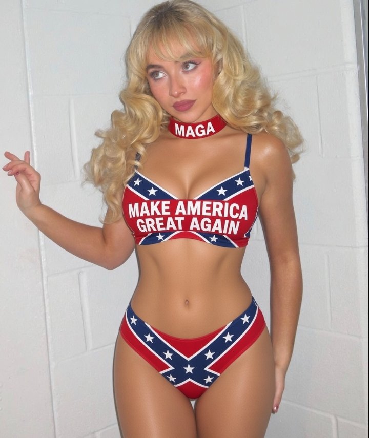 magafiedcelebs's tweet photo. Sabrina carpenter supports MAGA! #NSFW #MAGA #nsfwtwtًً #BWC #WWO #gooner #goon https://t.co/rwVPWHRTas