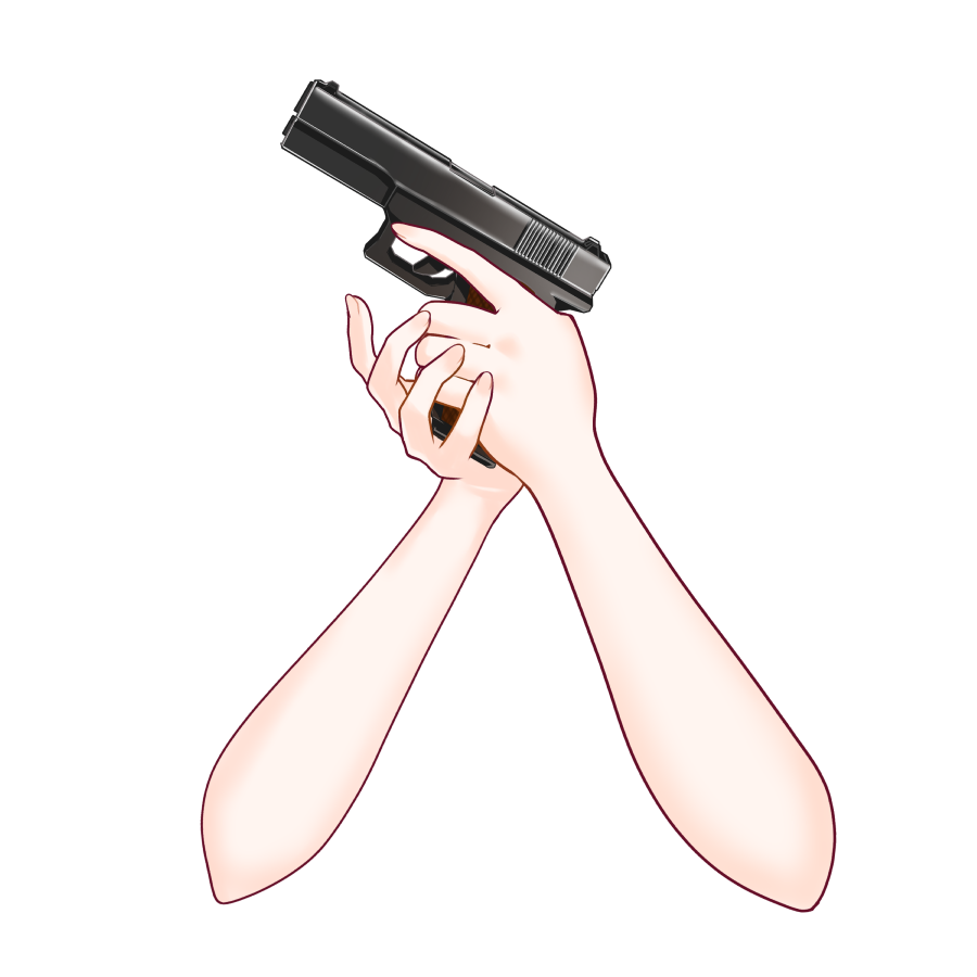 Obataina17's tweet photo. #Vtuber素材 　#おはようVTuber   

🔫銃を持つ手素材

✅自由に使用OK
使用報告いつもありがとうございます🍀 https://t.co/NhdAjqs6LS