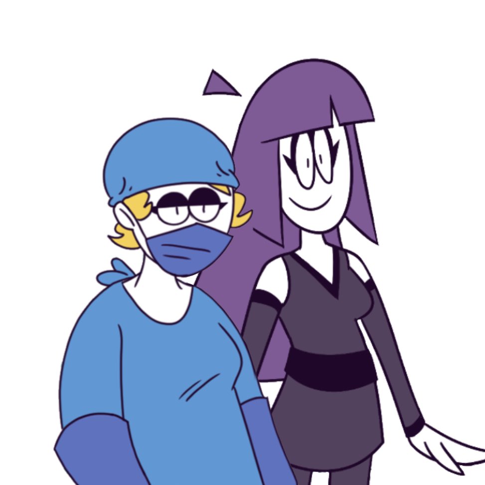 milssingg's tweet photo. Ok. so they are both blue and purple yuri (my otps) who have little to no interactions and are popular ships solely based off of fanon interpretation . ok. is this anything #deadlavender #franmaya https://t.co/W3w2V4PNan