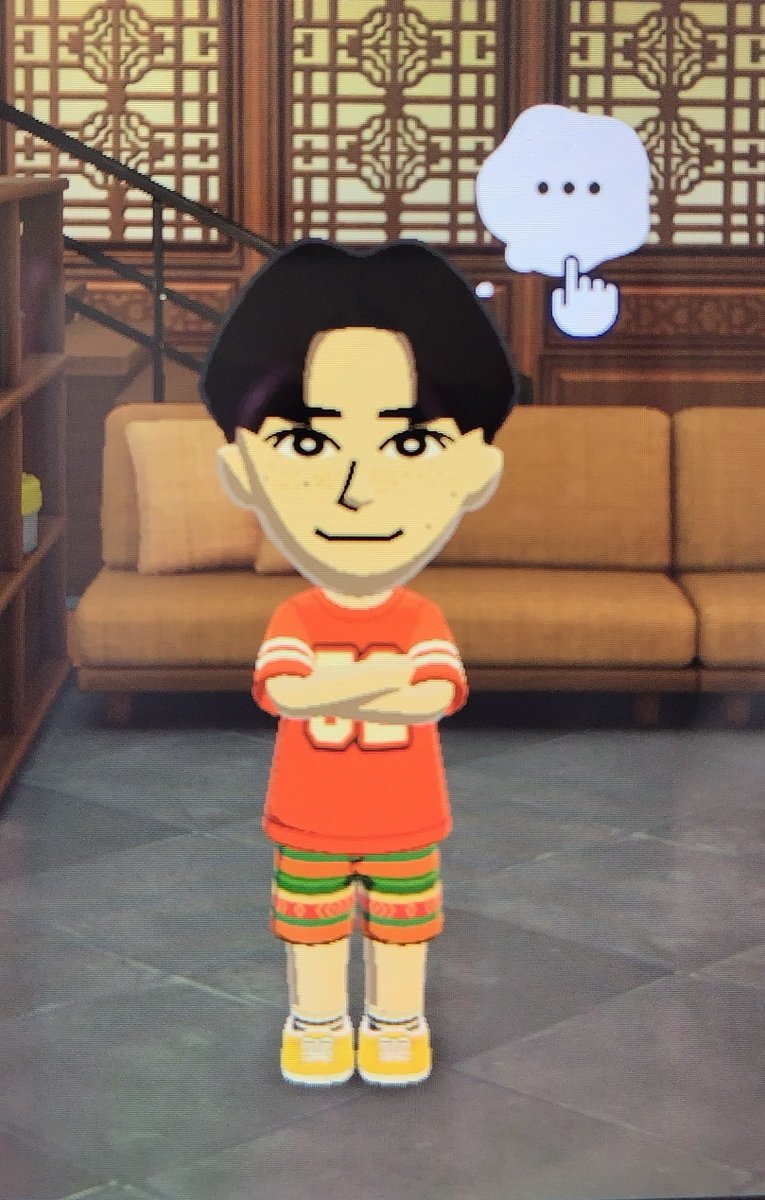n_magesama's tweet photo. トモコレでウシク作ってみた❢私の中ではこんなイメージ👨 https://t.co/M5brwMy38R