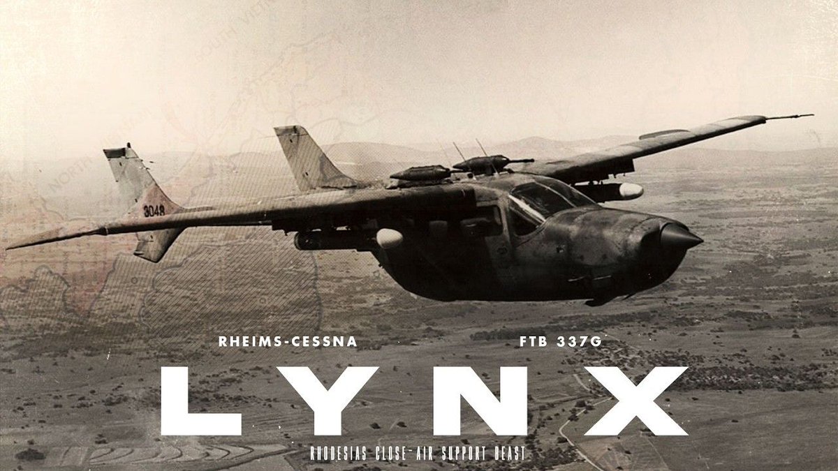 MilAviationHist's tweet photo. In the unforgiving skies of the Rhodesian Bush War, an unlikely aircraft emerged as one of the most effective weapons of the conflict. 

Find out more in our latest video: https://t.co/yjOtbUdcoW https://t.co/x9V5WMD2Lb