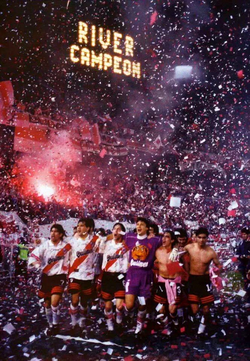 Luca7925_'s tweet photo. River Plate Campeón Clausura 1997 https://t.co/woKUVI5g4l