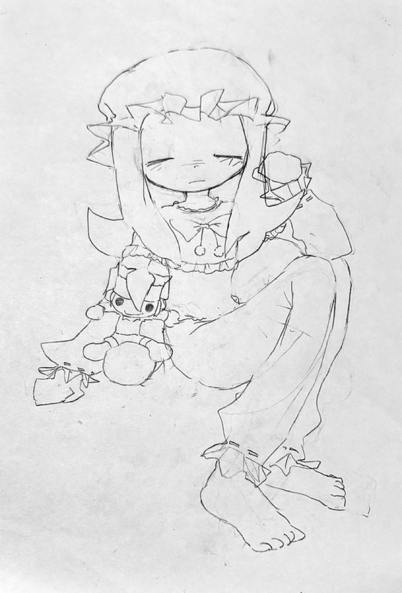 nifusu_'s tweet photo. こちら、デジ絵に描き起こすつもりが描き起こされなかった落描き達の供養とさりげないぼっちちゃんノート自慢です https://t.co/DnfaVUK9Rp