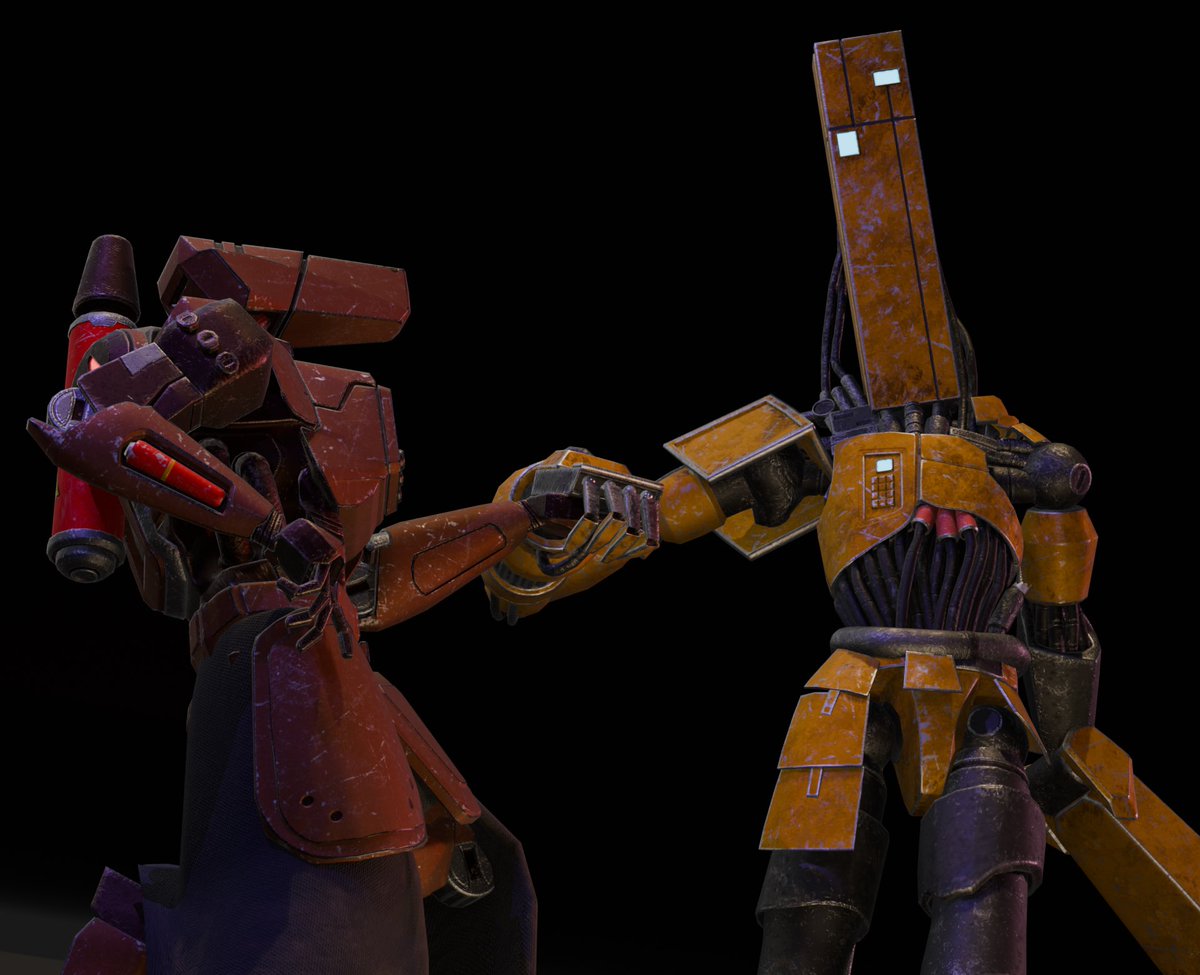 AAARouxls's tweet photo. Streetcleaner and Swordsmachine ❤️ Wanted to try something out with them (Gorgeous models made by Bocadile on gumroad) https://t.co/5bTclpq8rP
