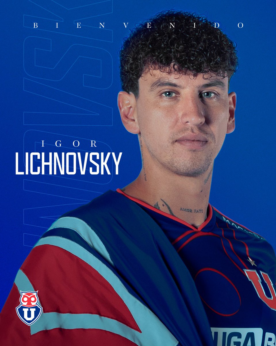 udechile's tweet photo. ¡Bienvenido al Romántico Viajero, Igor Lichnovsky! 🤘🏼
El defensor es el nuevo refuerzo azul de cara a los próximos desafíos 👏🏼

A llevar, como siempre, con orgullo nuestros colores 🔵🔴 @igor_five https://t.co/EICVBAnX52