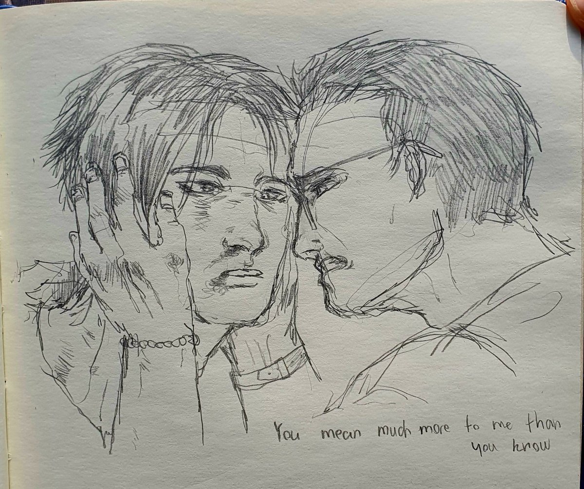 BiscuitLauncher's tweet photo. You mean more to me than you know #dbdfanart #parkfield #dwake #jakepark #dwightfairfield https://t.co/bZdsphS3nd