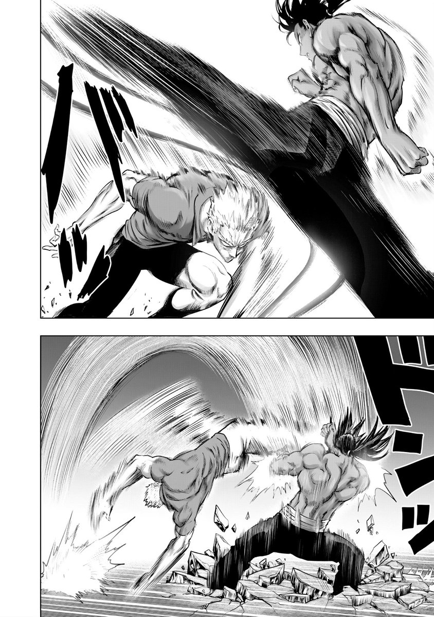 aniDerff's tweet photo. OPM 237 thoughts

Dope update. In terms of choreo, those first 4 pages were great. The leg grapple by Garou was really cool. I was wondering how they’d handle Suiryu’s mid-fight power up and I was honestly satisfied with what they went with. https://t.co/0Ma8s1vg0T