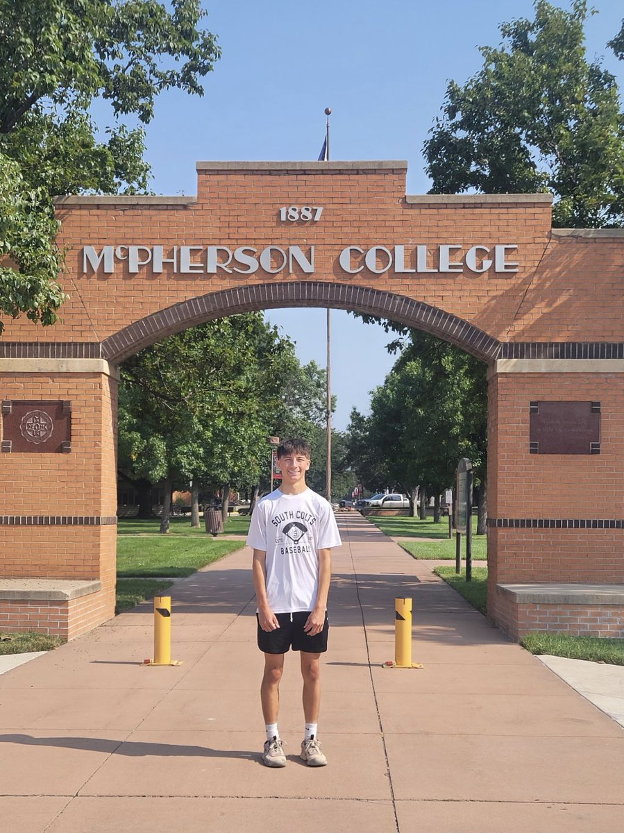 JayceVigil's tweet photo. I’m excited to announce that I’ve received an offer to continue my academic &amp; baseball career @McPhersonBSB.

Thank you @nathan_robl for the opportunity. I’m very grateful. @CoachDawson13 #SkoDogs 

@PuebloSouthBSB @KevinO_19 @CoachNickPick @PrepBaseball_CO @UncommonSC @RUTHProCo https://t.co/h3dhJiW8wG