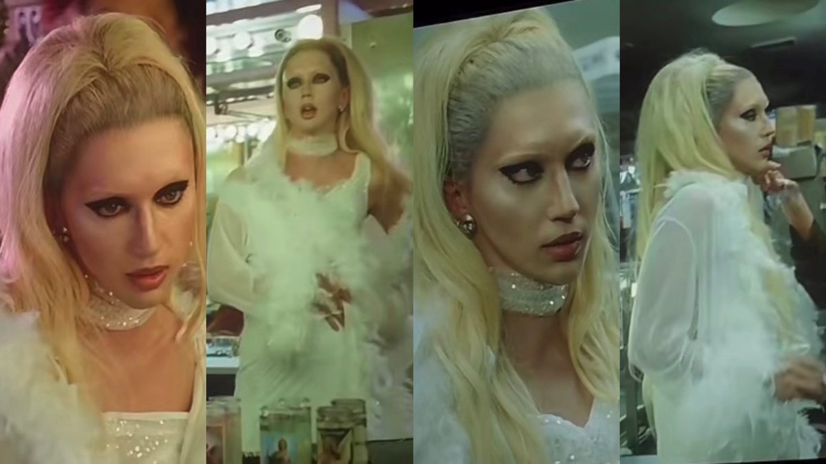 whitesthorse's tweet photo. TROYE SIVAN IN DRAG WE ARE SO BACK!!! #ShesTheBest ⭐️ https://t.co/JVkNTM274C