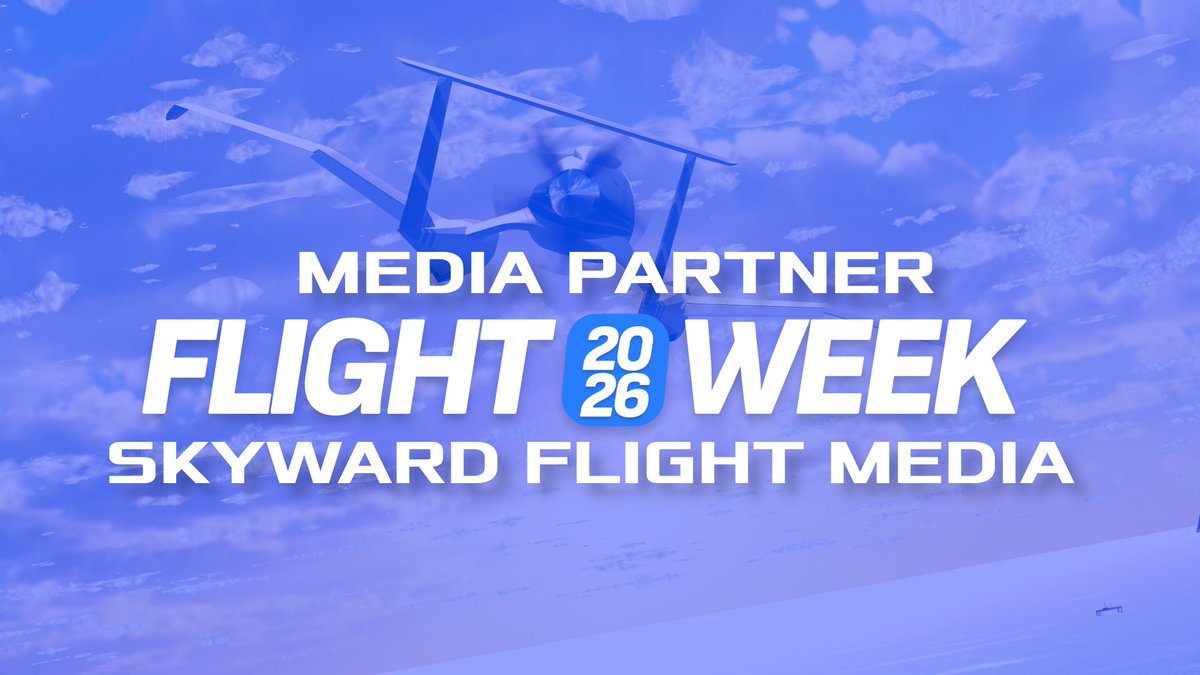 SkywardFM's tweet photo. Two big #VRChat announcements!  
-August 15th @ 10 PM EST, we fly an airshow the Skyward Beach Bonanza!  
-Skyward Flight Media is confirmed as a media partner for @vrcflightweek, the largest official flight event on the platform. #VRCAviation #FW2026   

Learn more below: