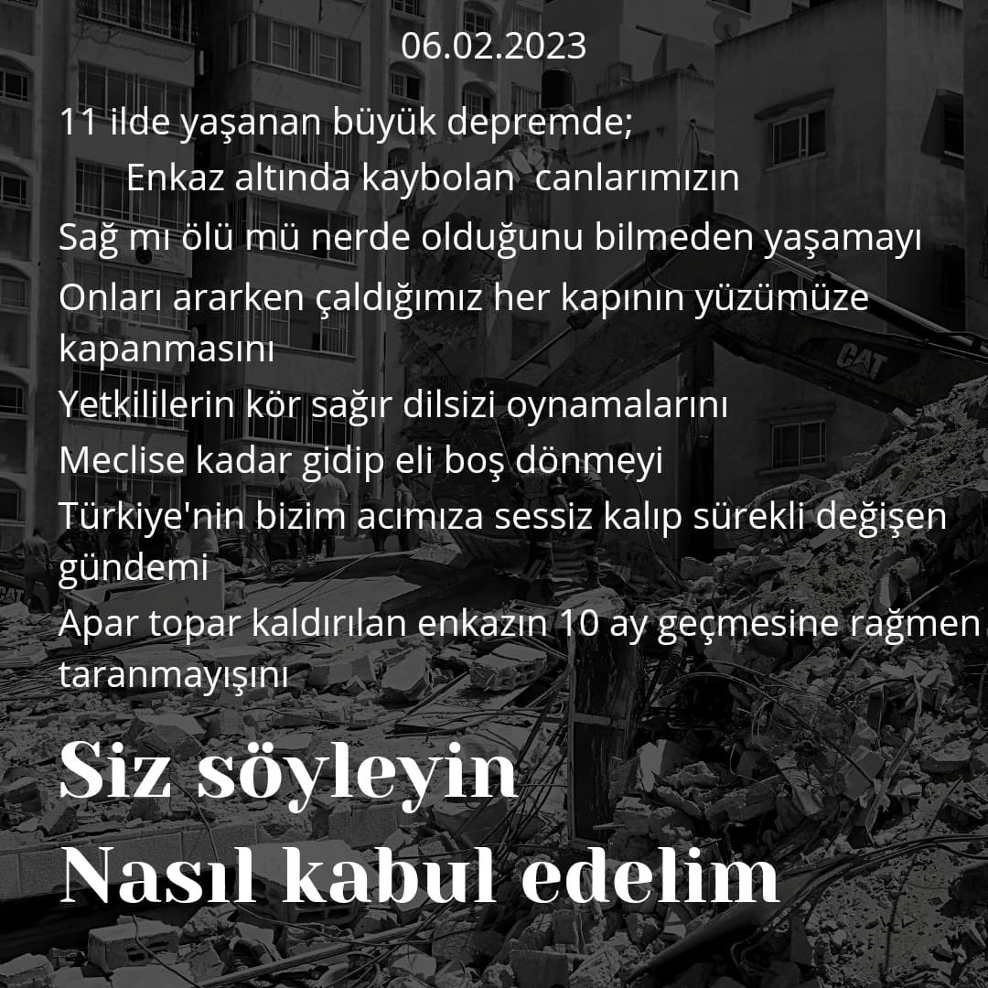 6subatkayiplari's tweet photo. Siz söyleyin…kayıplarını unutma https://t.co/BNxJ1ZKTII