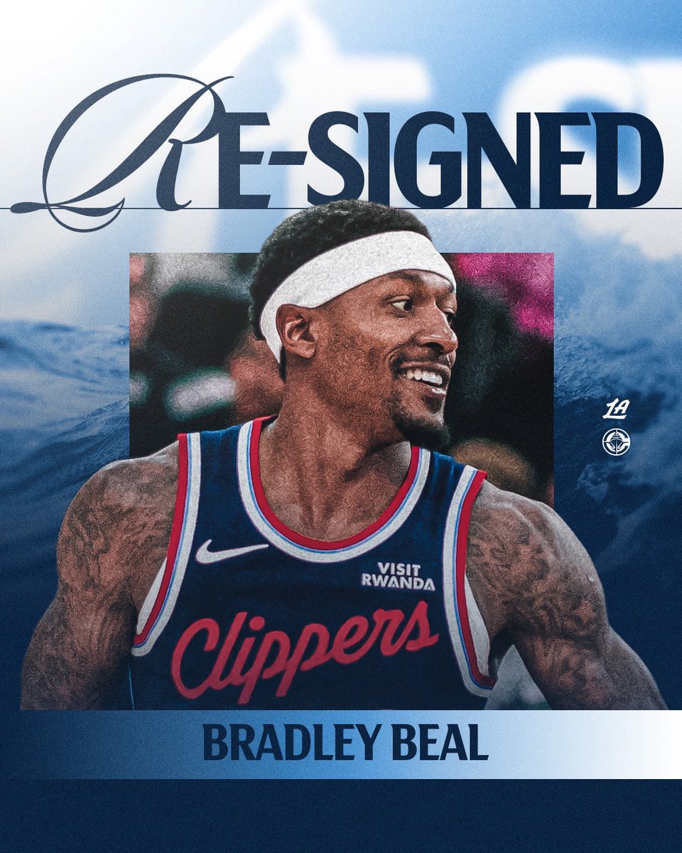 LAClippers's tweet photo. Welcome back, Bradley Beal! 🙌

Catch him at @IntuitDome this season 🎟️👉 https://t.co/nUroVpKxDW https://t.co/TKfYLfR0Vb