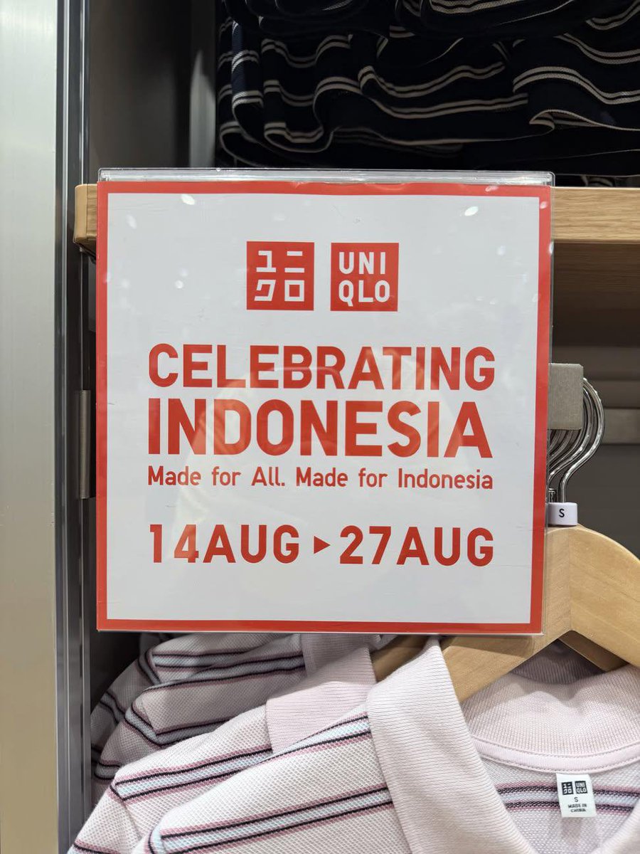 Pistachiojingga's tweet photo. H-3 HUT RI, Diskon spesial untuk kita semua, guys 🙌

COLORBOX &amp; EXECUTIVE, sale 70%, cuma sampe 19 Agustus 2026

UNIQLO: Celebrating khusus kemerdekaan (14-27 Ags)

MAP Club B1G1 : Pilih 2 produk dari brand yang sama nanti cuma perlu bayar 1 produk dengan harga tertinggi https://t.co/Y8q86O77hK